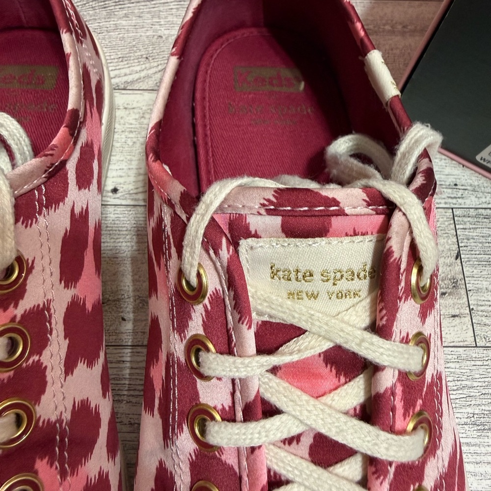 Kate Spade Pink Leopard Sneakers - Picture 8 of 10